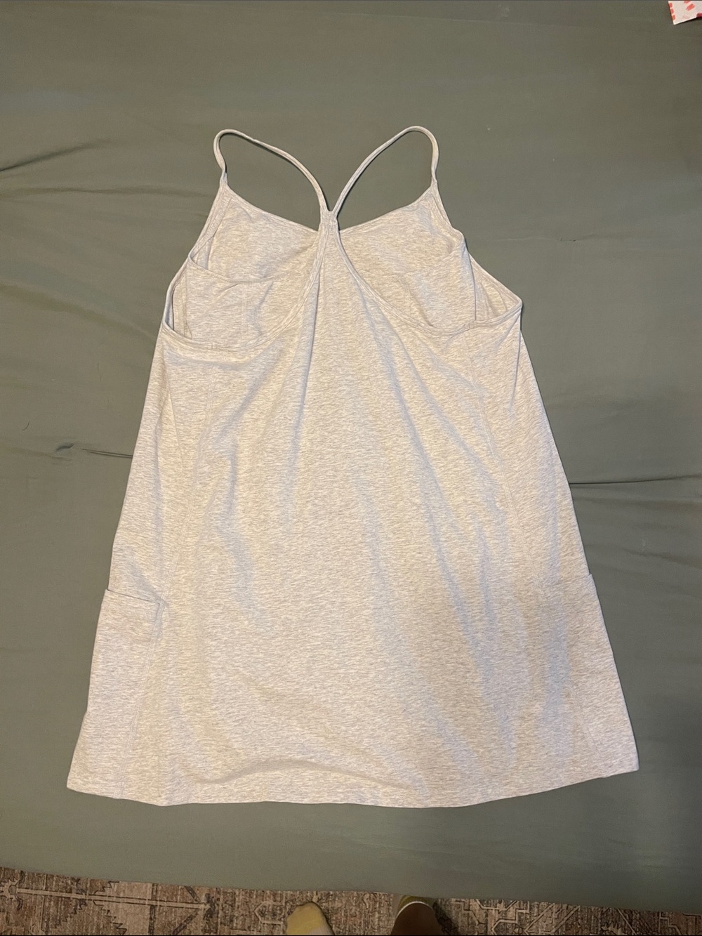 aerie gray dress with shorts - Picture 5 of 5